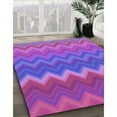 thumbnail image 3 of Ahgly Company Machine Washable Indoor Rectangle Transitional Crimson Purple Area Rugs, 2' x 4', 3 of 7