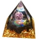 thumbnail image 1 of Muyoka Crystal Pyramid Chakra Healing Generador de energía positiva Orgone Pyramid Meditación Yoga Herramienta Home Office Decor Muyoka Hogar, 1 of 7