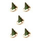 thumbnail image 2 of Moyic Anillo de servilleta de acero inoxidable de Navidad Titulares de pañuelos de papel portátiles de Navidad Banquete Decoración de Type2 NO2, 2 of 6