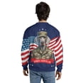 thumbnail image 5 of Happy Father's Day Honoring Veterans Weimaraner in Army Uniform All Over Print 3D Sweatshirt Unisex Merch Weim Gray Ghost Dog Lover - 13007, 5 of 6