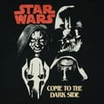 thumbnail image 2 of Star Wars Shirt Come To The Dark Side Sith Lord Portrait Mens Graphic Print Adult Short Sleeve Tee, 2 of 3