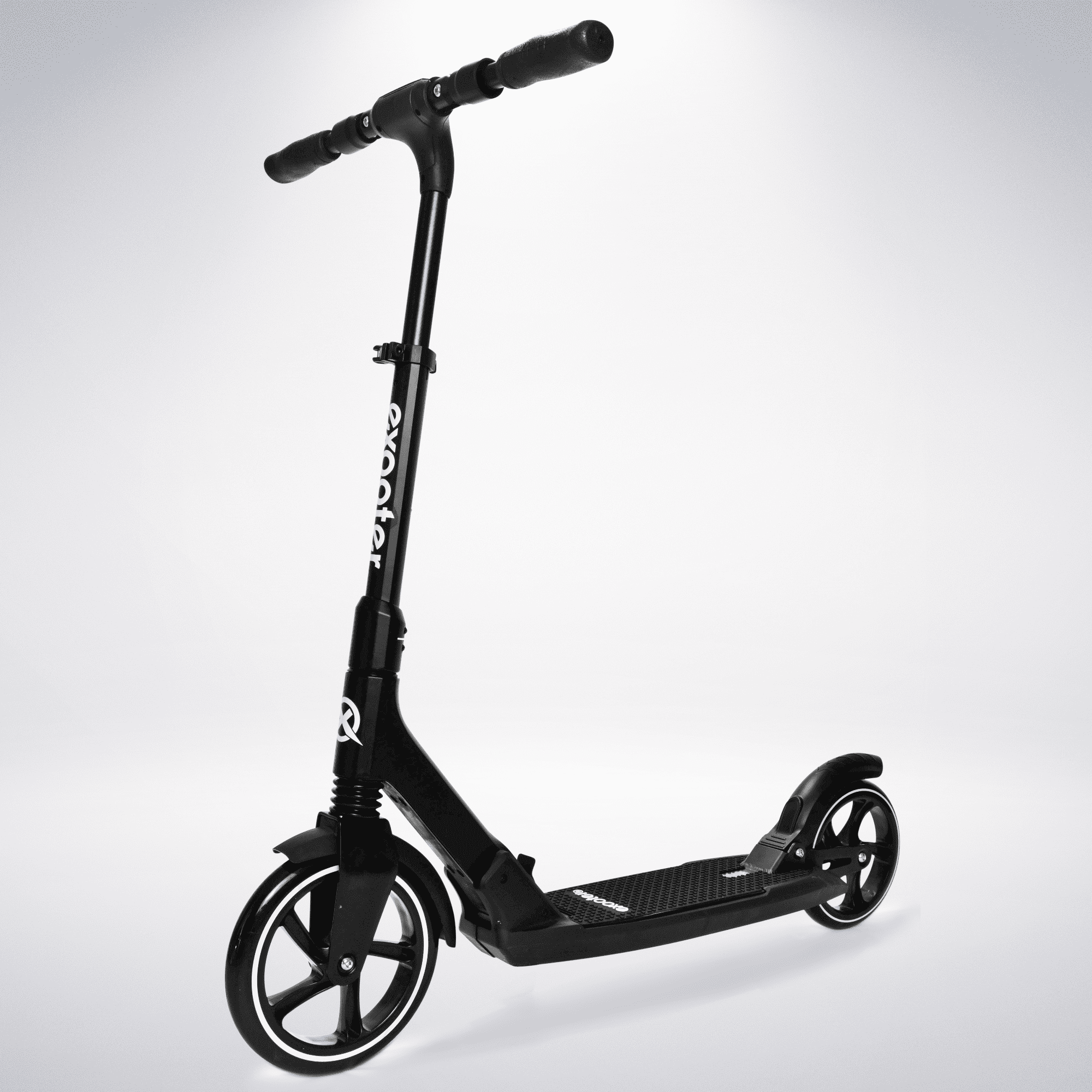 EXOOTER M7BK Manual NonFoldable Adult Kick Scooter With Dual