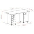 thumbnail image 3 of Ensemble de bureau modulaire Winsome Kenner 3pc, 3 of 9