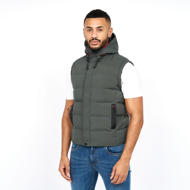 Crosshatch Mens Kampleys Embossed Gilet