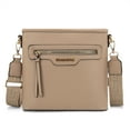 thumbnail image 3 of Montana West 2Pcs Handbags Set for Women Large Tote Bags Purse with Cute Crossbody bags, Khaki, 3 of 7