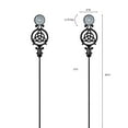 thumbnail image 3 of Pathways Reflective Driveway Marker Stake Set of Two, Celtic Knot Emblem, Black Finish, 3 of 5
