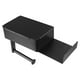 thumbnail image 1 of Portarrollos de papel higiénico Unique Bargains Soporte de pared con estante para teléfono Negro, 1 of 8