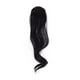 thumbnail image 4 of 2 piezas de flequillo rizado artificial Piezas de cabello falso Peluca larga Bang Peluca de onda de fibra de alta temperatura (Negro natural, Negro marrón), 4 of 5