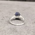 thumbnail image 5 of Natural Tanzanite Ring, Rough Tanzanite Gemstone Ring, December Birthstone, Wire Band, 925 Sterling Silver, Womens Ring, Christmas, Thanksgiving, Handmade, Statement Jewelry, Rough Gemstone Jewelry, 5 of 6