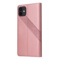 thumbnail image 5 of Dteck for iPhone 12 Mini Case, PU Leather Flip Wallet Case with 3 Cart Slots and Kickstand Shockproof Protective Case for iPhone 12 Mini 5.4 inch 2020 Ladies Girls Women Boys Men, Rosegold, 5 of 13