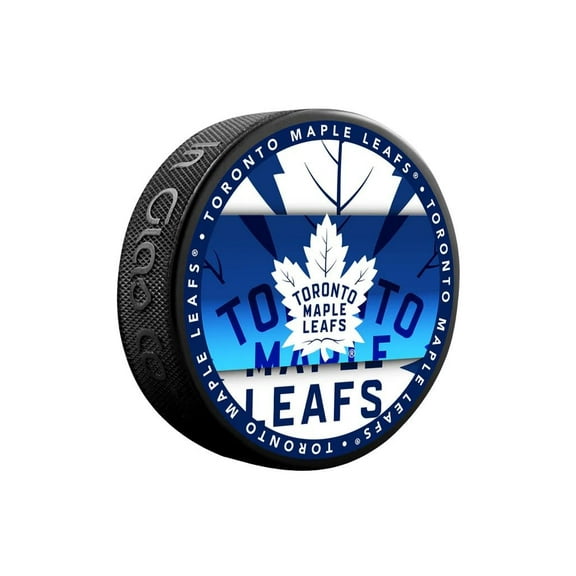 Leafs Officially Licensed Medallion Design Hockey Puck