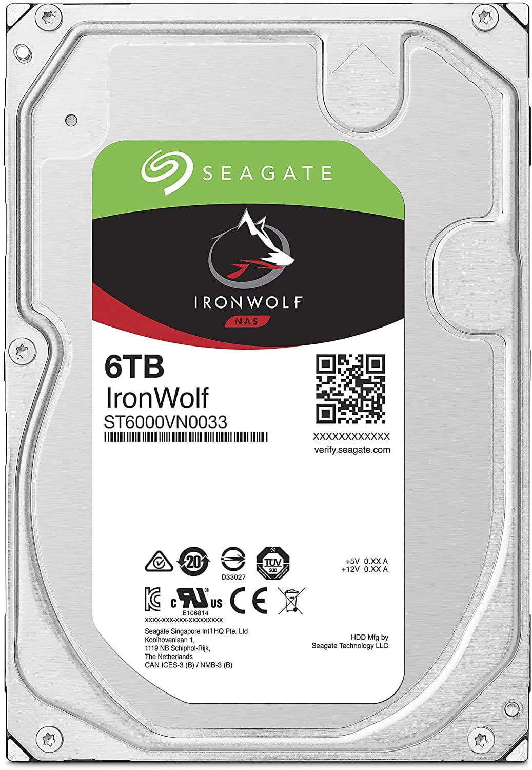 Seagate 6TB Hard SATA Drive Capacity - Internal Drives Enterprise