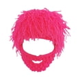 thumbnail image 4 of BLESIYA Knitted Hat Fancy Dress Warm Knitted Beanie for Running Skating Snowboarding Dark Pink L, 4 of 8