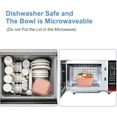 thumbnail image 4 of Salad Lunch Containers To Go, Salad Bowls with 3 Compartments, Salad Tupperware for Salad Toppings, 4 of 5