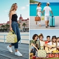 thumbnail image 3 of Watermelon Pattern Insulated Cooler Backpack, Leakproof Lunch Bag with Cute Sunshine and Geometric Design for Outdoor Adventures, 3 of 6