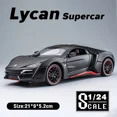 thumbnail image 1 of Scale 1/24 Lykan Hypersport Metal Diecast Alloy Racing Cars Model Trucks For Boys Children Kids Gift Vehicles Hobbies Collection, 1 of 7