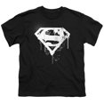 thumbnail image 2 of Superman Graffiti Logo Kids T Shirt for Youth Boys and Girls, Black, Medium, 2 of 4