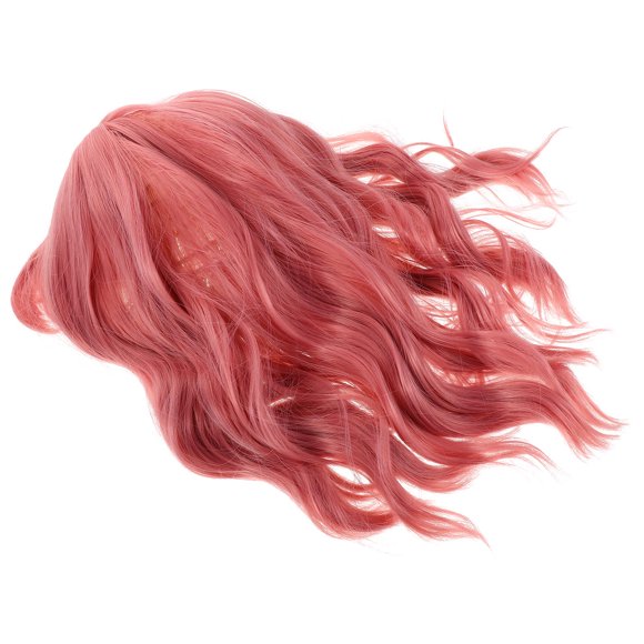 Houderco Peluca Bob Rosa Con Ondas Y Flequillo Para Mujer Ideal Para Cosplay Y Celebraciones