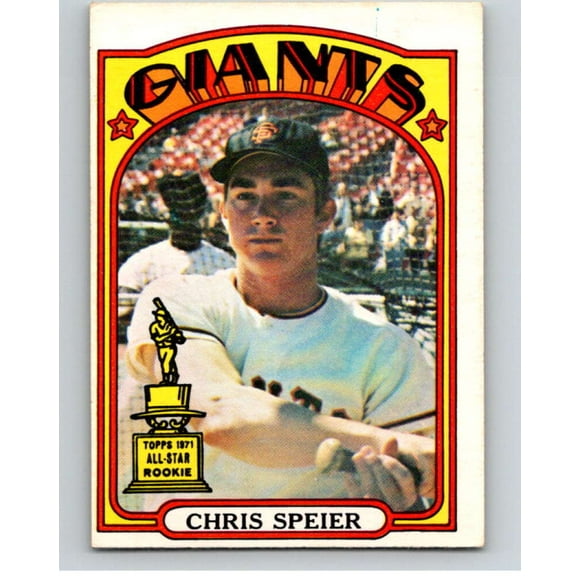 1972 O-Pee-Chee Baseball 165 Chris Speier San Francisco Giants V66240