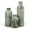 Green, variant on 3 Piece Black Marble Look Resin Vase Set for Home Decor