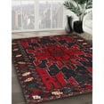 thumbnail image 3 of Ahgly Company Machine Washable Indoor Square Traditional Western Charcoal Gray Area Rugs, 7' Square, 3 of 7