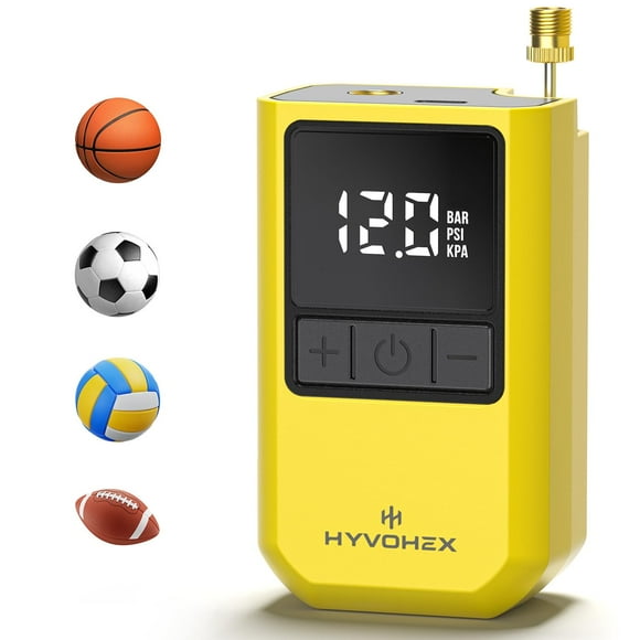 Bomba de bola eléctrica portátil HYVOHEX con pantalla LED digital