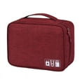thumbnail image 1 of FrostHike Sac de Rangement pour Accessoires Électroniques Portable. Rouge, 1 of 5
