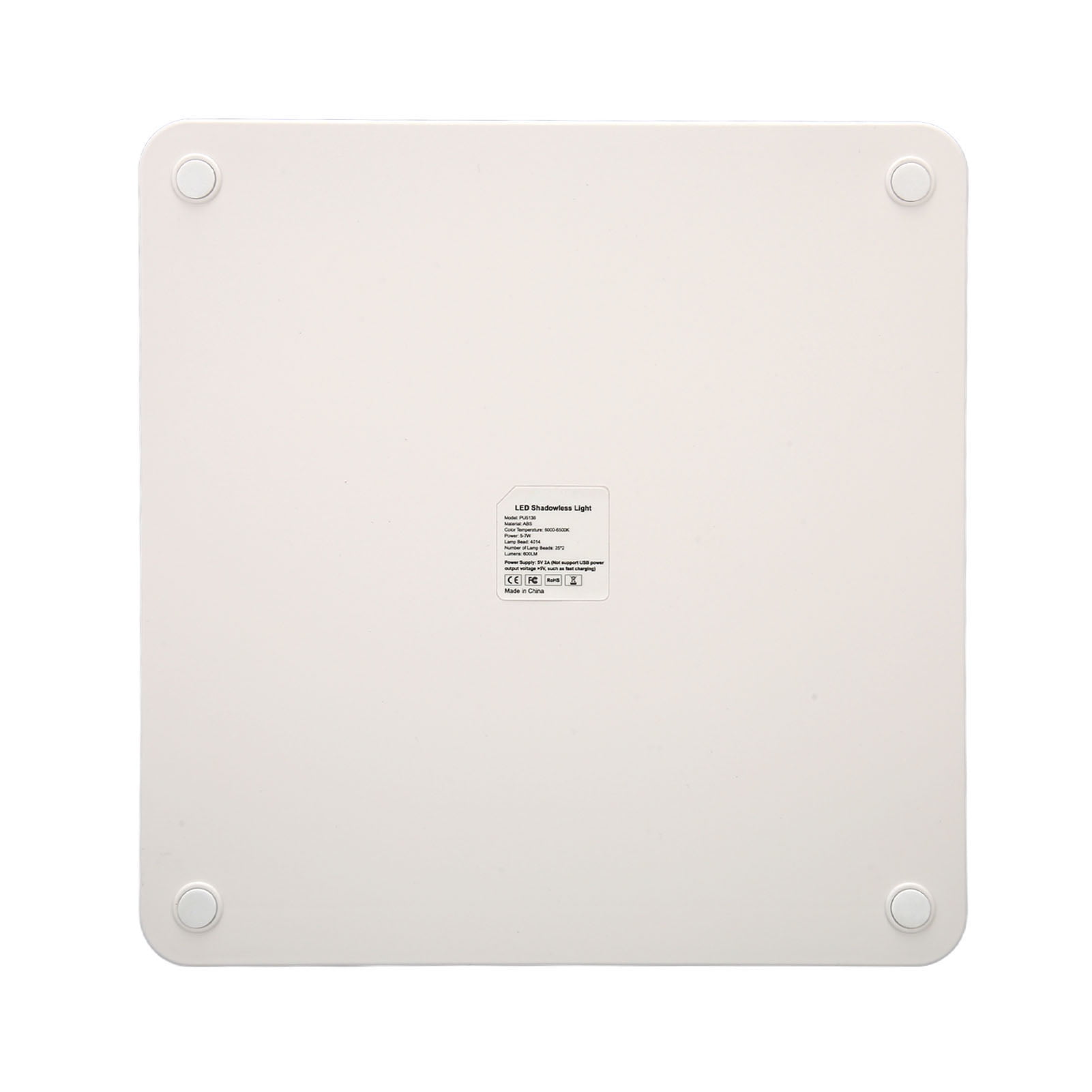 Shadowless Lamp Panel Pad 22cm LED Photography Shadowless Bottom Light for Studio Box Lightbox Shooting Commercial Objects