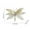 Gold, variant on Glitter Mesh Dragonfly Christmas Clip, Christmas Dragonfly Clip-On Decor, 7.5-Inch Glittered Insect Ornament for Tree, Gift Decor, Wedding Centerpieces