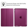 thumbnail image 4 of Fintie Case for Apple iPad 4th Generation with Retina Display, iPad 3 / iPad 2 PU Leather Cover Wake/Sleep Purple, 4 of 7