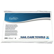 For Pro Nail Care Towels, White, 12 Inch X 16 Inch, 50 Count