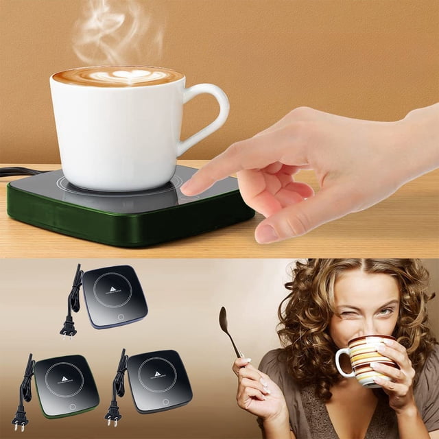 XWSHYW Electrodomésticos Taza con Tres Niveles de Regulación de Temperatura y Aislamiento, Calentador de Taza de Café con Temperatura Constante de 55 Grados