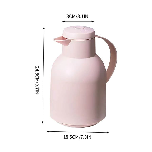 Kitchen Gadgets Home Large Capacity Hot Kettle Office Portable Glass Insulated Pot Teapot Open Water Bottle