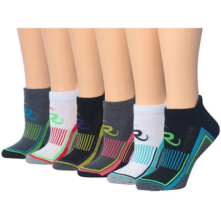 

Ronnox Women s 6-Pairs Low Cut Running & Athletic Performance Tab Socks