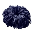thumbnail image 3 of 100pcs Goma de cabellero Elástico Cintas para el cabellero Negro para Mujer Niñas, 3 of 6