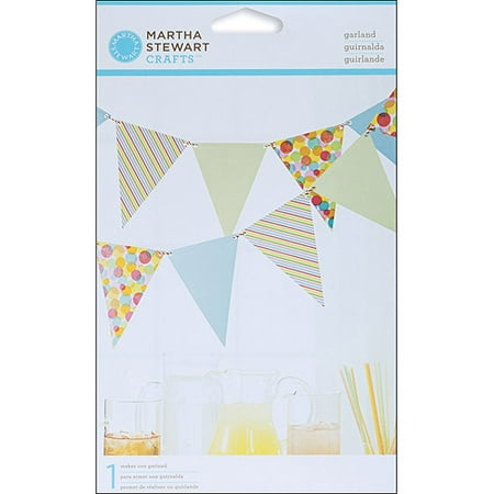 Martha Stewart Modern Festive Pennant Garland Kit