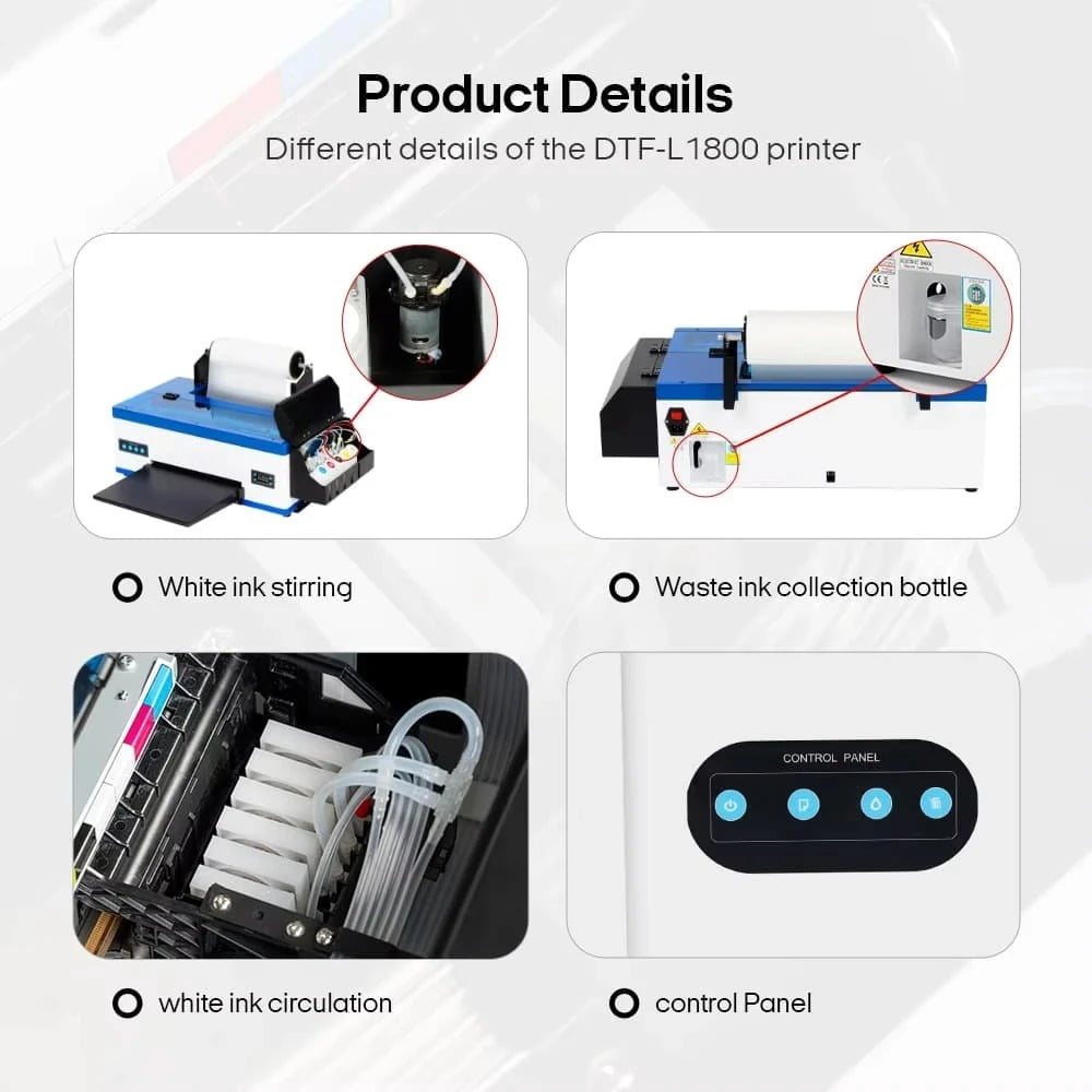 Punehod DTF Printer A3+ R1390 DTF Printing Kit with Oven