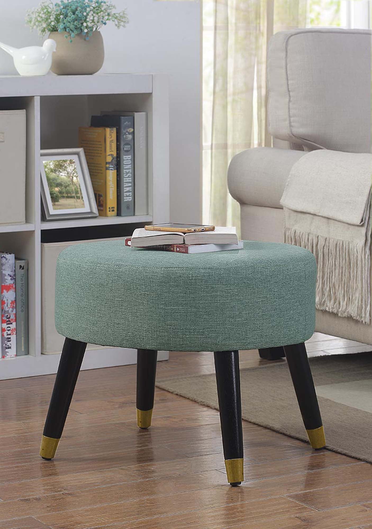Convenience Concepts Designs4Comfort Mid Century Ottoman Stool ...