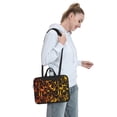thumbnail image 6 of Lsque Orange Lightning Pattern Laptop Bag – Portable & Slim Single-Shoulder Computer Case with Adjustable Strap, Protective, Lightweight for 13”/14”/15.6” Laptops, 6 of 8