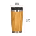 thumbnail image 2 of WINDLAND Stainless Steel Liner Tumbler Wooden Insulated Coffee Tea Mug Travel Camping Cup, 2 of 14