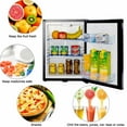 thumbnail image 4 of SMAD 1.4 Cu Ft Portable Mini Fridge Refrigerator with Reversible Door, 12 V DC 65 W, 4 of 7