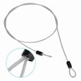 thumbnail image 3 of Deportes De Ciclismo Cable De Seguridad Interno, De Alambre Y De Plástico Externo Securite 2m Extremo De Acero Seguridad Cable De Bucle Bicicleta Scooter Candado Plata, 3 of 7