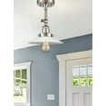 thumbnail image 4 of Innovations Lighting 201F-BK-G1 Halophane 1 Light 9" Wide Convertible Semi-Flush Ceiling, 4 of 7