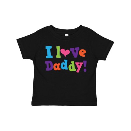 

Inktastic I Love Daddy Girls Gift Toddler Toddler Girl T-Shirt