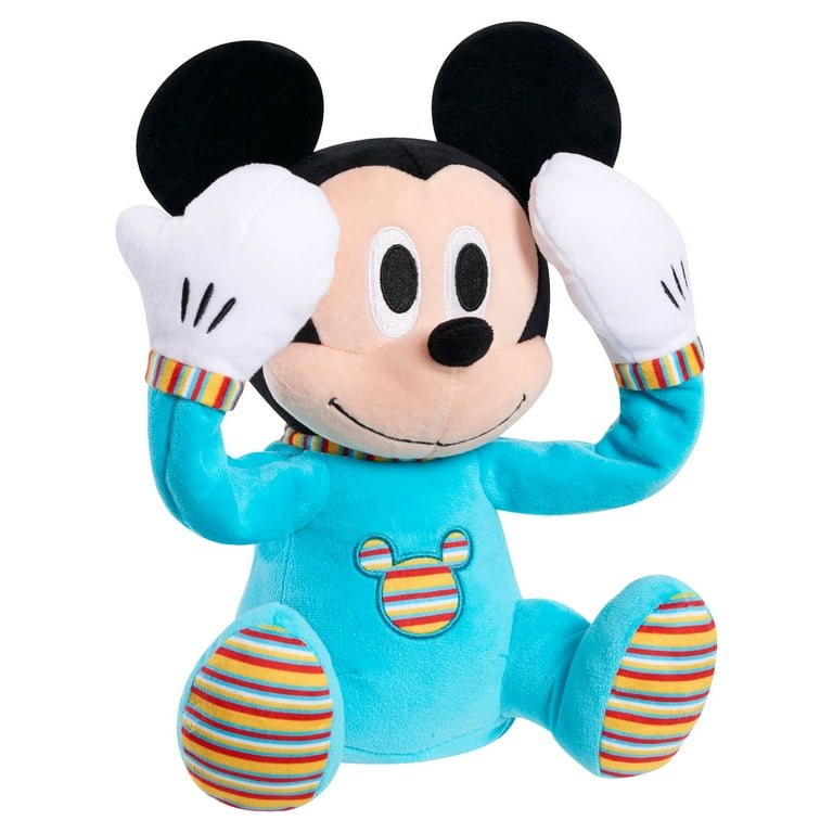 Disney Baby Peek-A-Boo Plush, Mickey Mouse, Plush Animated, Ages