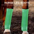 thumbnail image 3 of 4Pcs Bottes de Cheval, Bottes de Cheval en Maille Fine Respirante Déchirent les Jambières de Jambe de Cheval de Protection pour Réduire le Piétinement, 3 of 8