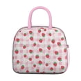 thumbnail image 2 of Lunch Bag Lunch Box for Women Reusable Insulated Lunch Bags,Water-Resistant Fruits Strawberry Pattern Cooler Lunch Tote Bag, Large Capacity for Work Travel Picnic, 2 of 6