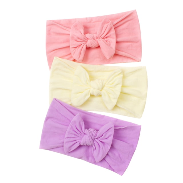 EDFBUYKRS Bandeau Extensible pour Bébé Garçons Filles Accessoires Cheveux 3 Pcs
