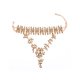 thumbnail image 1 of Jumpingount Collar Colgante grande Gargantilla de clavícula exagerada Cadenas de cuello grueso de moda Señora Vintage Encanto de boda Ropa, zapatos y accesorios Miscelánea Jumpingount AP015001-00, 1 of 6