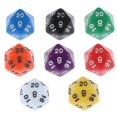 thumbnail image 2 of Effect D20 Dice For Table Board Game 20 Sided Data Rich Colors Desktop Game Accessories For Board Game Acrylic Digital Dice 1PC He Qiyong unisex, 2 of 2